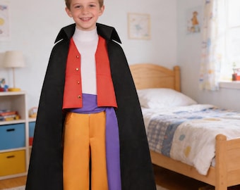 Kostium cosplayowy One Piece Luffy, zestaw Mugiwara ze słomkowym kapeluszem, prezent Shanks dla fanów One Piece, idealny prezent urodzinowy dla chłopców