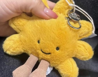 Amuseables Zonnetasbedeltje Jellycat Pluche Sleutelhanger Zonnig Accessoire Cadeau