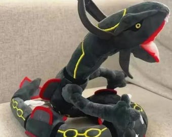 Enorme glanzende Rayquaza-draakknuffel – Ultrazacht 76 cm (30 inch) Anime-verzamelobject