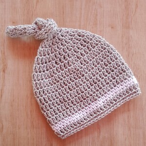 Crochet hat pattern Knot hat all sizes from newborn to adult pdf instant download