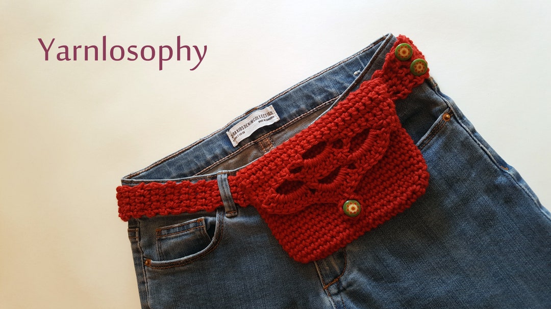 Crochet Bag Pdf Pattern Waist Pouch Little Bag Little Girl - Etsy