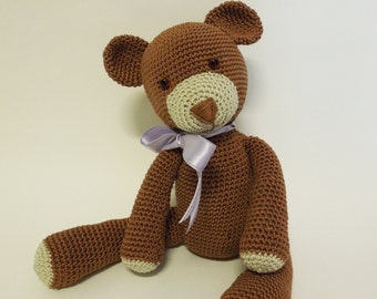 Teddy bear crochet pattern easy and fast toy crochet project