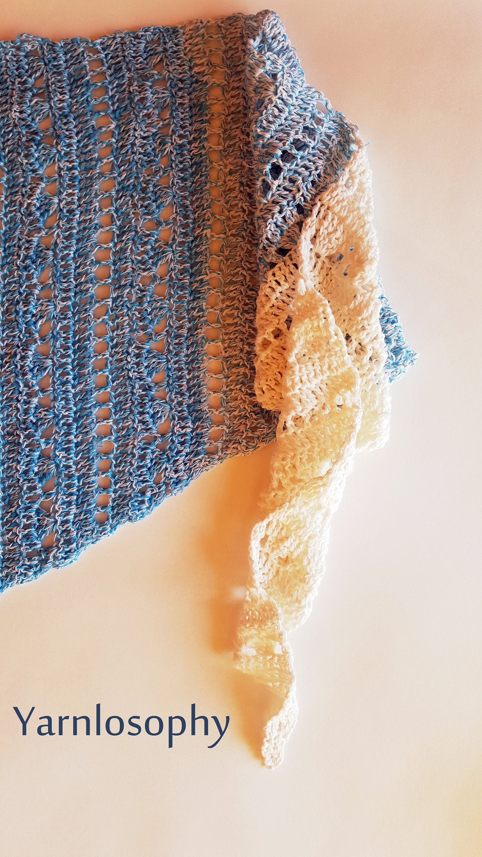 Kit crochet principiantes- Chal Auriga (patrón de regalo)