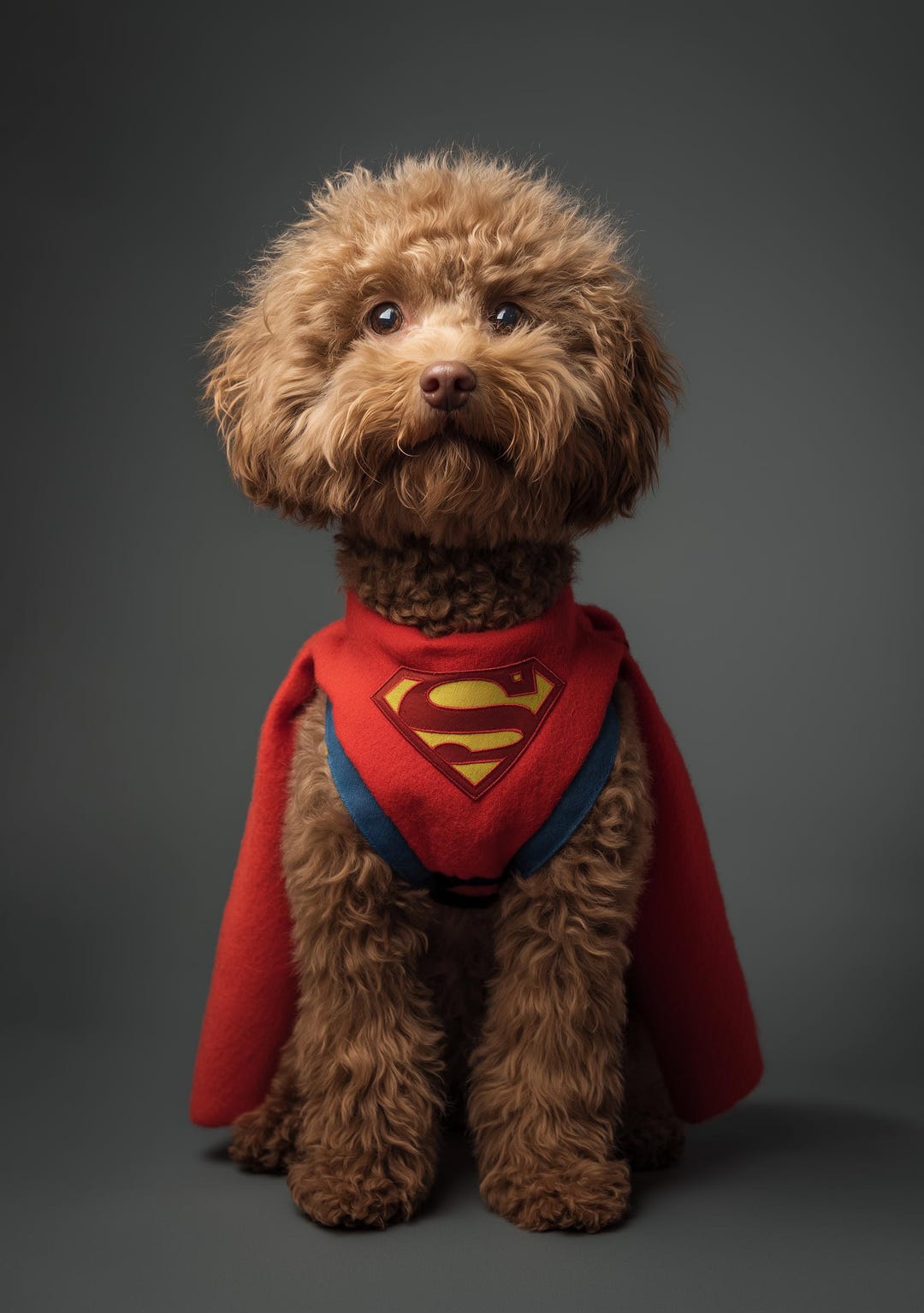 Cockapoo Dressed as a Super Hero, Studio Portrait Poster. - Etsy