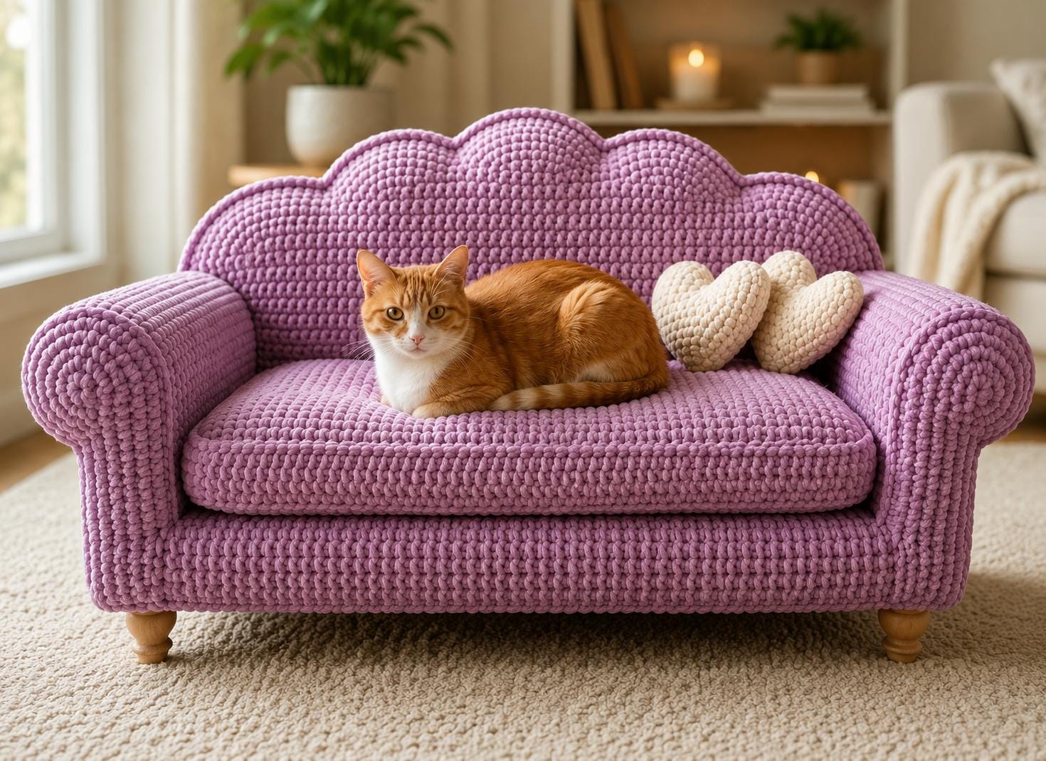 33 Cat Couch Crochet Patterns: Unleash Your Creativity with Fun & Stylish Designs 2 Crochet Cat Couch