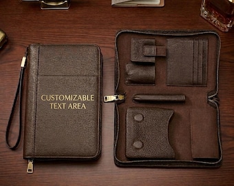 Estuche de cuero personalizado para puros, humidor de viaje, estuche de bolsillo para puros, regalo para padrinos de boda, regalo del Día del Padre para hombres.