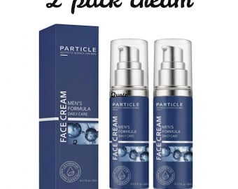 Particle Men's Face Cream 6-in-1 (Pack of 2) Daily Moisturizer Anti-Aging Hydrating Skincare