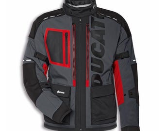 Ducati Strada C5 Textile Jacket Men | CE Armored Touring Adventure Motorcycle Gear