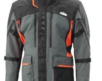 KTM Terra Pro Adventure Motorcycle Jacket: CE Armored Biker Touring Apparel