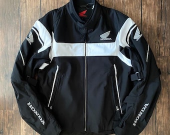 Honda Motorcycle Riding Jacket: Lightweight Corduroy Biker Jacket with CE Armors