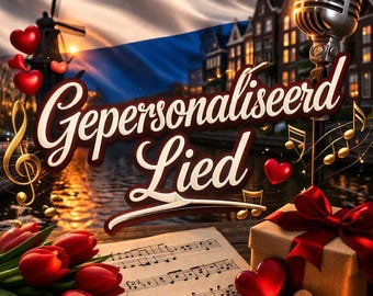 Gepersonaliseerd Lied – Uniek Cadeau | Verjaardag, Jubileum, Valentijn