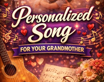 Personalized Song for Grandmother – Custom Music Gift for Grandma