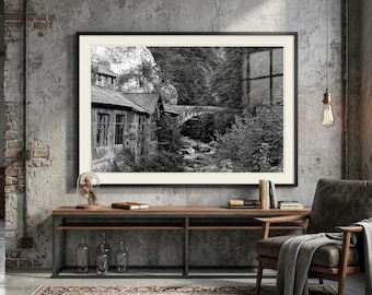 Abandoned Distillery Print – French Alps Urbex Wall Art (Digital Download)