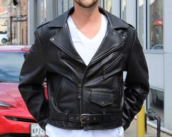 Black X-Small Black Brand Vintage Rebel Leather Womens Street Motorcycle Jackets