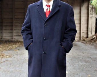 Navy Blue Overcoat | Etsy Navy Blue Overcoat | Etsy