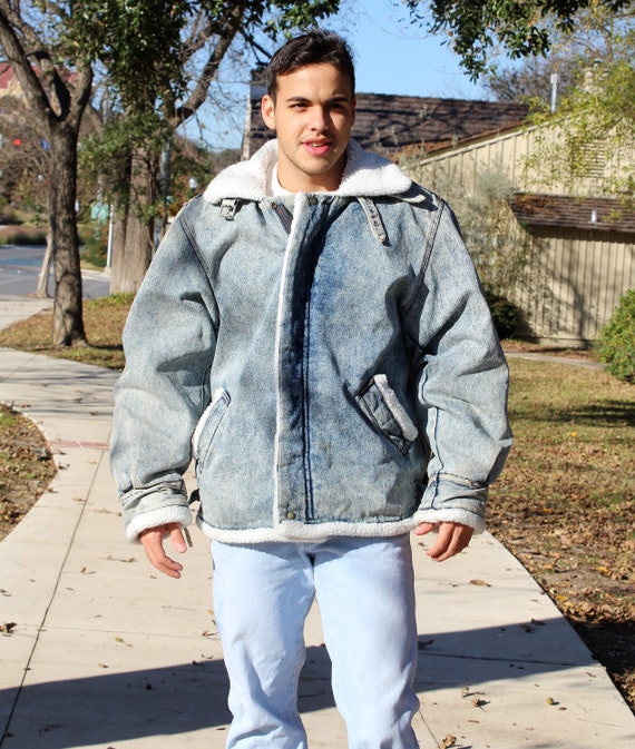 Vintage 1980s Expressions Acid Washed Blue Jean Ja