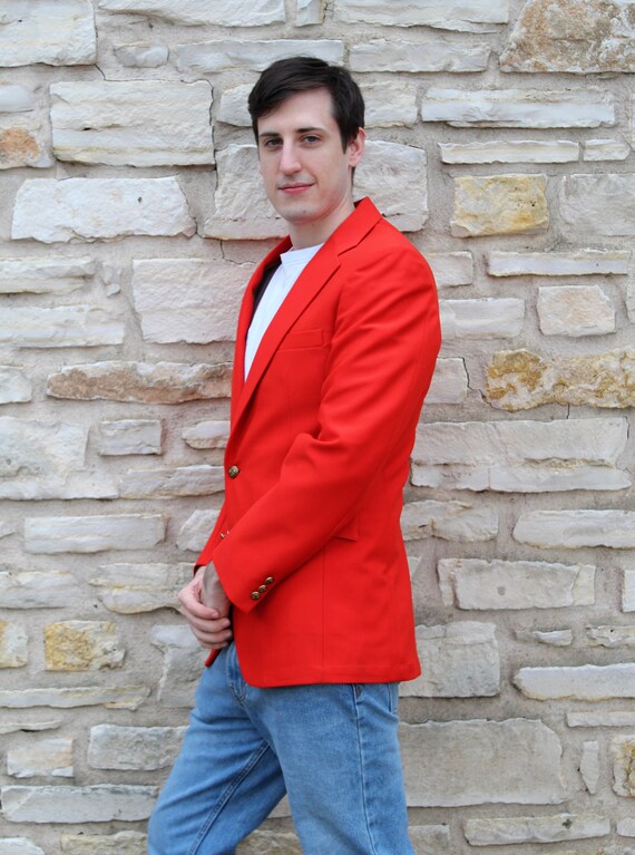80s red blazer online