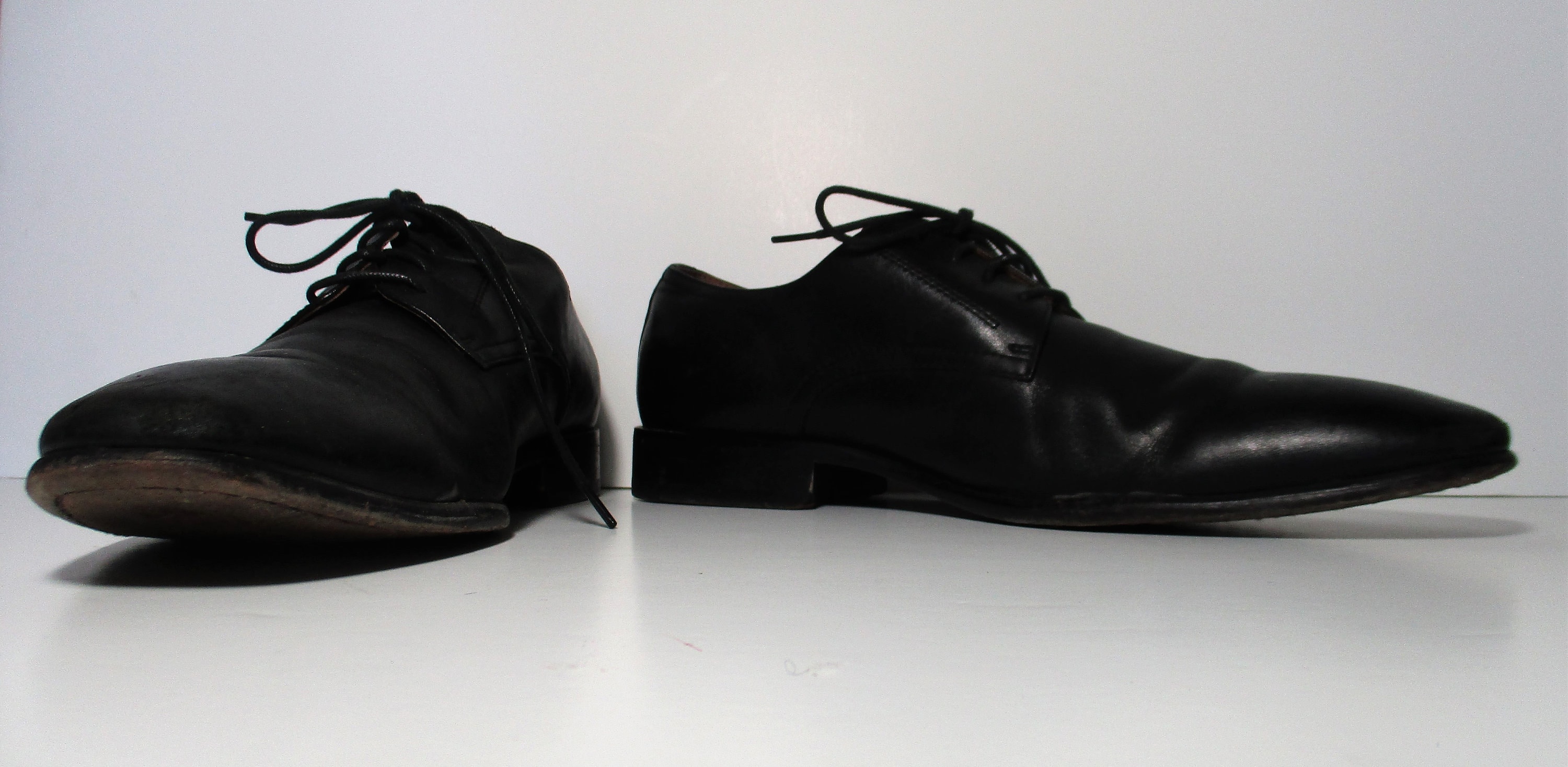 Mens Dress Shoes, Vintage 1980s Saks Fifth Avenue, Black Mens Dress Shoes, Vintage 1980s Saks Fifth Avenue, Black