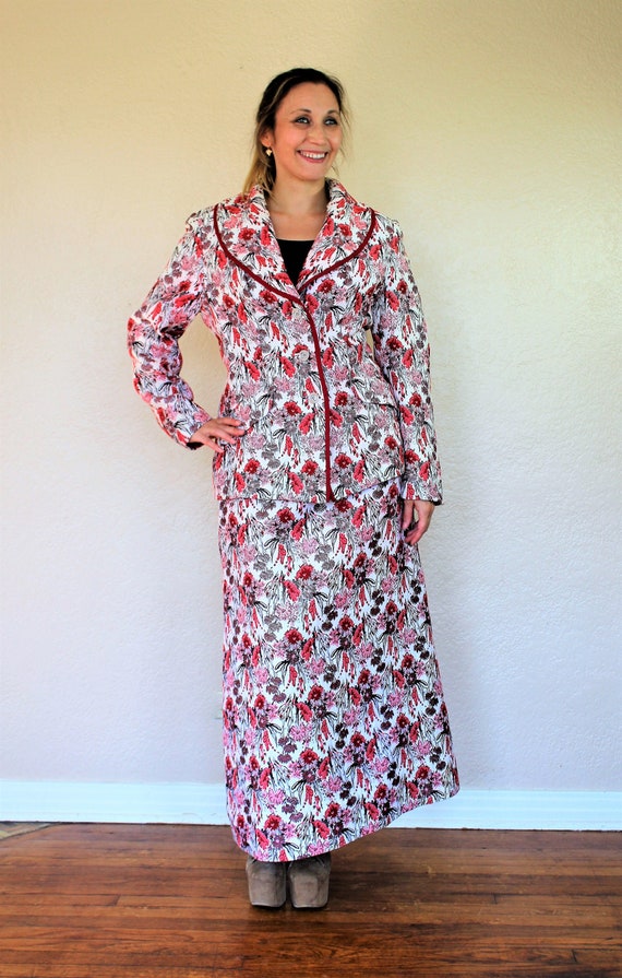 Vintage Lilli Ann Maxi Suit Holiday Outfit Black R