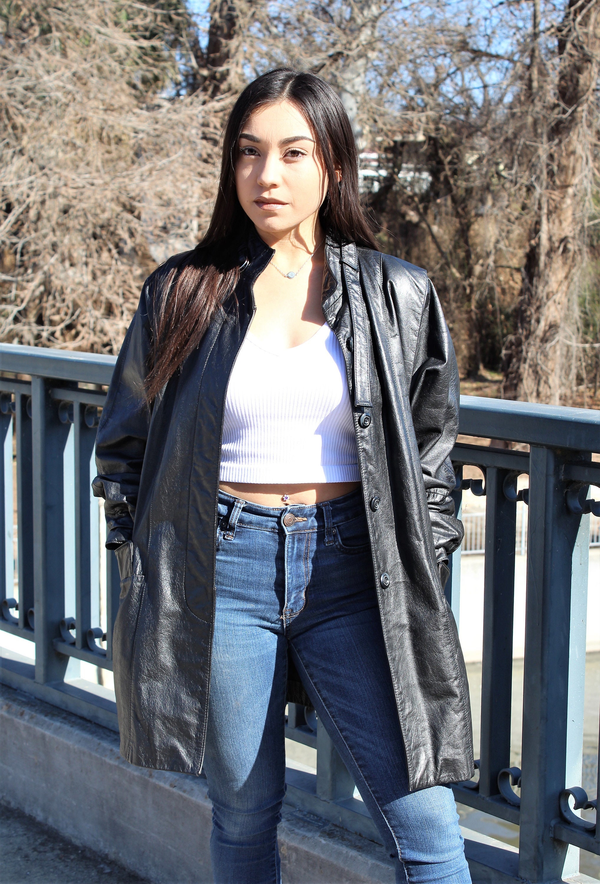 【archive】90s Leather Swing-top jacket