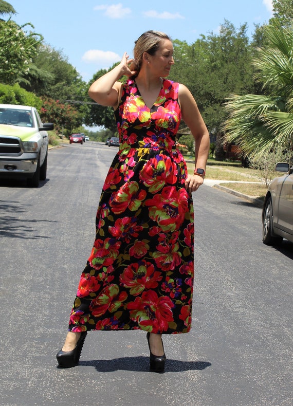 Hawaiian Dress, Medium Women, Tropical Dress, flo… - image 6