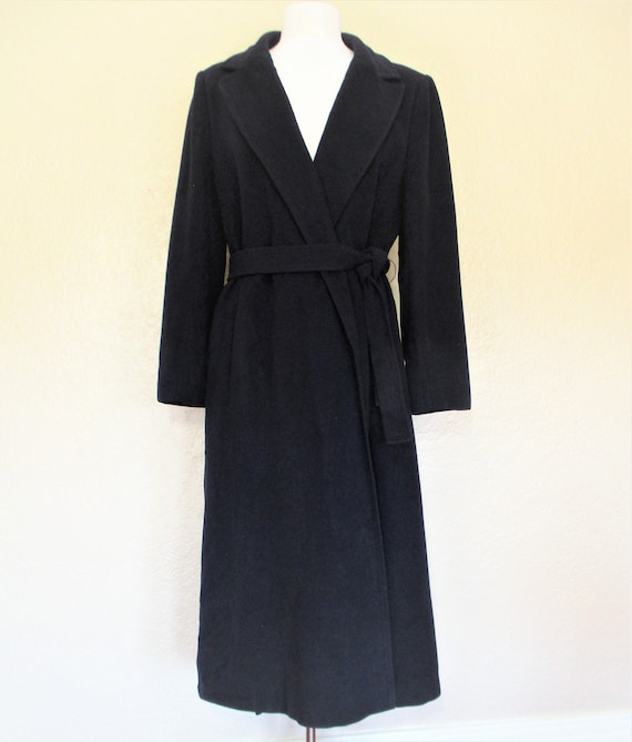 Vintage 1970s/80s Cashmere Coat, Medium Women, Dar