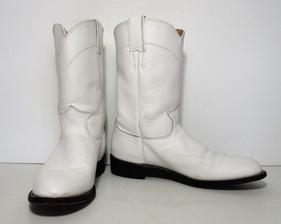 Vintage 1990s Justin Roper Cowboy Boots 