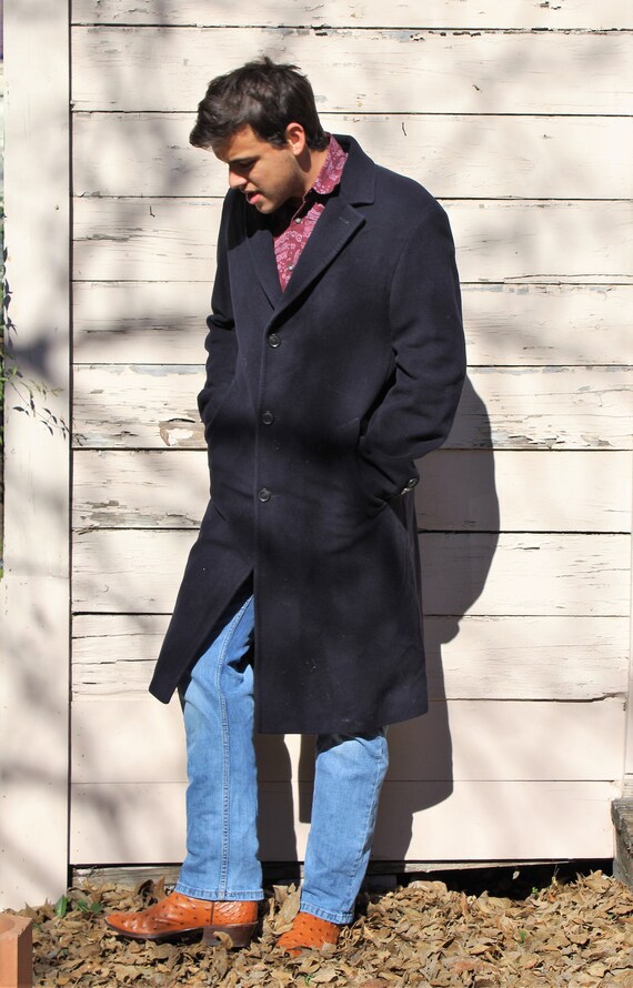 Vintage 1980s Boss Hugo Boss Overcoat 