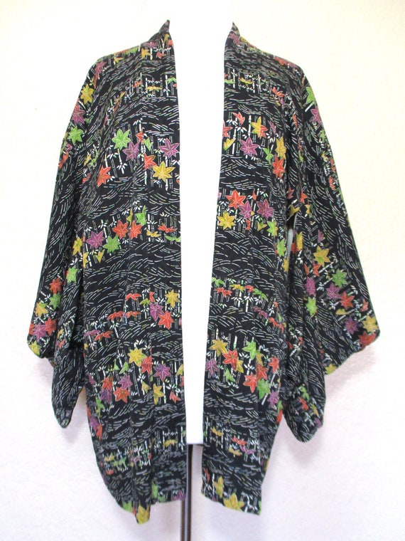 Vintage Kimono, Small, Short Kimono, Kimono Jacket