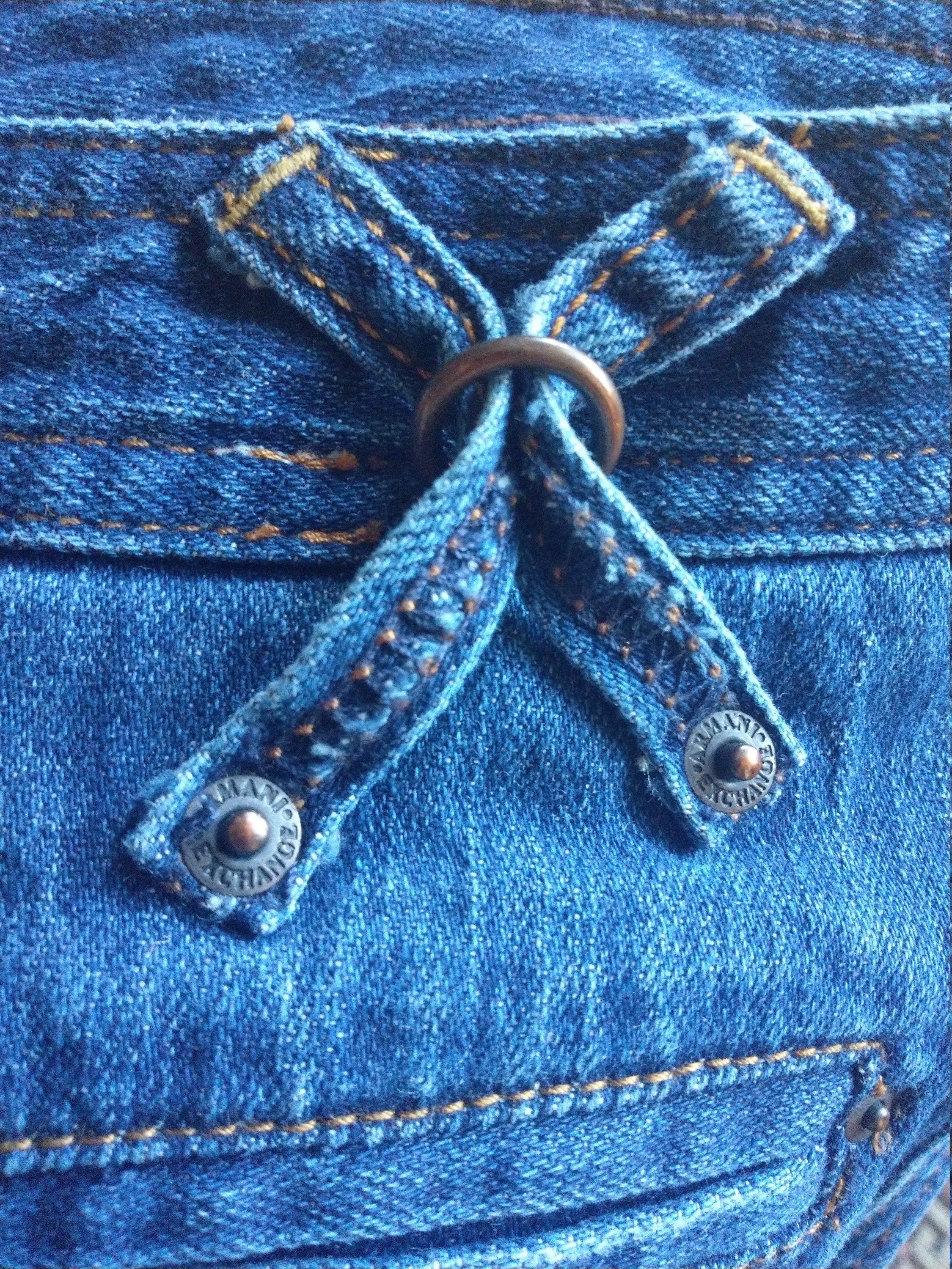 Y2K A/X Armani Exchange Bell Bottom Jeans: Dark Denim Flare, Size 