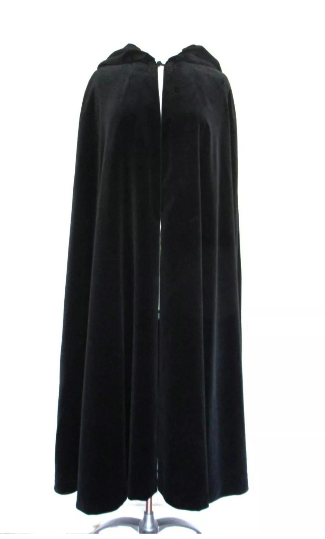 Velvet Flocked Web Cape