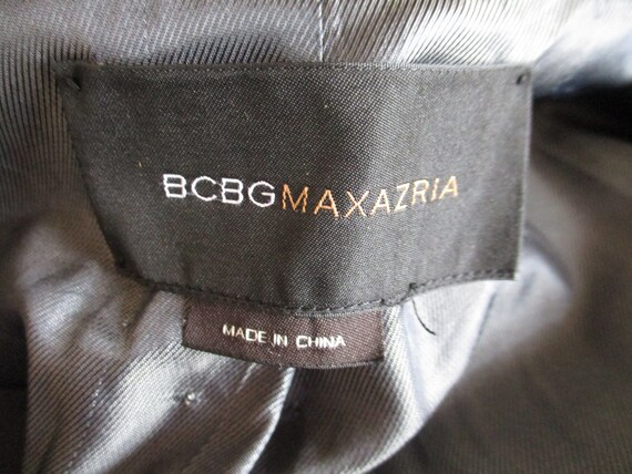 Vintage Trench Coat, BCBGMaxAzria, S/M Women, Bla… - image 7