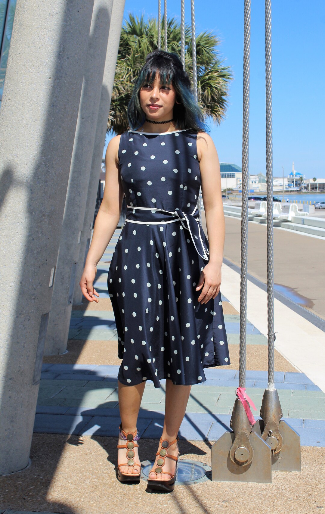Acka bijou dot velours dress サイズ1 Anthropologie | Dresses | Anthro Polkadot Dress | Poshmark