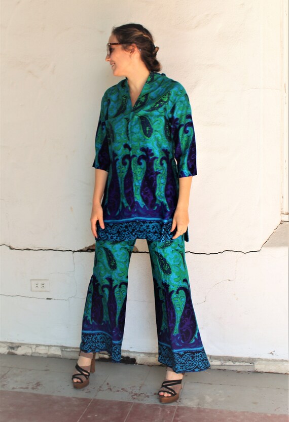 Pantsuit Women | Vintage 60s Kamehameha, Medium, T