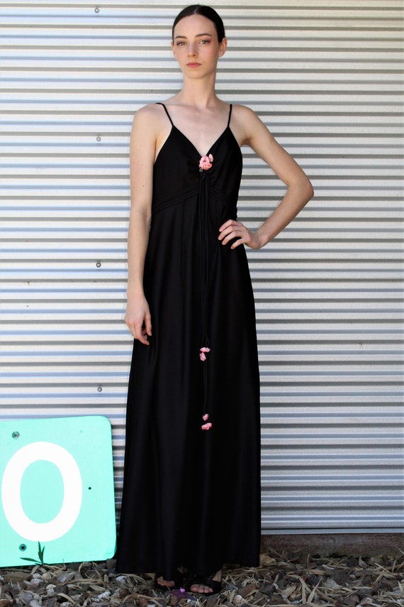 70s Maxi Dress, XS/Small Women, Cute Maxi Dress, H