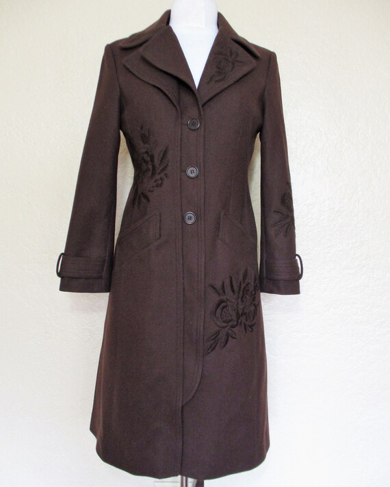 Bcbg wool trench coat Clearance