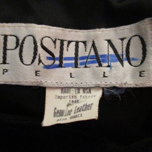 Suede Dress, Vintage 80s, Sequin Lace Trim, Small Women, Long Sleeve, Positano Pelle, Open Back image 9