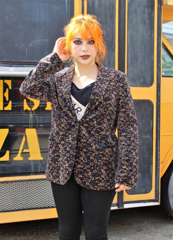 Winter Fashion Women | Vintage De Mura Velvet Blaz