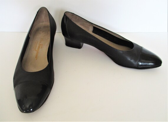 Vintage 1980s Salvatore Ferragamo Shoes Preppy Low