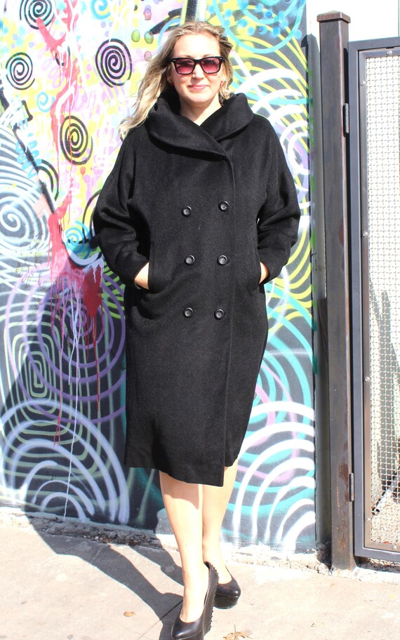 Manteau vintage des années 50, Forstmann des années 50/60, manteau