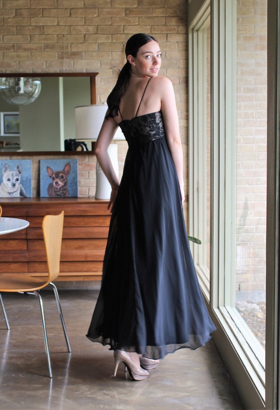 Black ball gown with jacket available only at Pernia's Pop Up Shop 2024