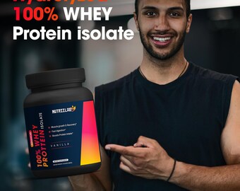 100% Pure Gold Standard Whey Isolate Protein Powder – Lactose Free and Gluten Free