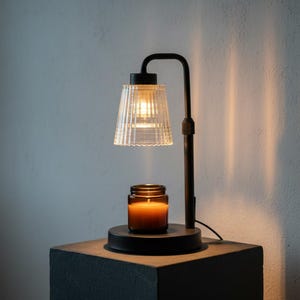 Dimmable Candle Warmer Lamp with Timer, Adjustable Height Wax Melt Warmer