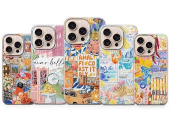 Coquette Phone Cover Italian Summer Phone Case for iPhone 17 Pro Max, 16e, 15, 14, 13 & Samsung S26 Ultra,S25 FE, A57,A56, Pixel 10, 9A