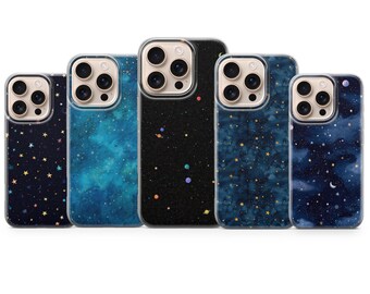 Universe Phone Case Celestial Cover for iPhone 17 Pro Max, 16e, 15, 14, 13 & Samsung S26 Ultra,S25 FE, A57,A56, Pixel 10, 9A