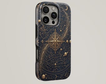 Celestial Phone Case Witchy TOUGH Cover for iPhone 17 Pro Max, 16e, 15, 14, 13 & Samsung S26 Ultra, S25 FE, A57, A56, Pixel 10, 9A