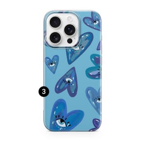 Hjärtliknande telefonskal Comme Des Garçons för iPhone 17 Pro Max, 16e, 15, 14, 13 och Samsung S26 Ultra, S25 FE, A57, A56, Pixel 10, 9A 3