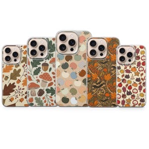 Retro Fall Phone Cover Vintage Autumn Phone Case for iPhone 17 Pro Max, 16e, 15, 14, 13 & Samsung S26 Ultra, S25 FE, A57, A56, Pixel 10, 9A