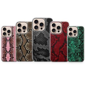 Telefoonhoesje met slangenprint, gevaarlijke reptielenhoes voor iPhone 18 Pro Max, 17, 16, 15, Samsung S26 Ultra, S25 FE, A57, A56, Pixel 11, 10