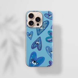 Hjärtliknande telefonskal Comme Des Garçons för iPhone 17 Pro Max, 16e, 15, 14, 13 och Samsung S26 Ultra, S25 FE, A57, A56, Pixel 10, 9A bild 9